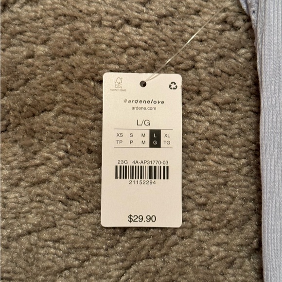 NWT Baby Blue Bustier Top Size Large - Picture 8 of 8